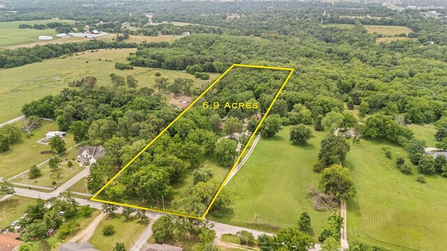 1850 E Farm Road 88, Springfield, MO 65803 - aerial view of property's location with property boundaries highlighted