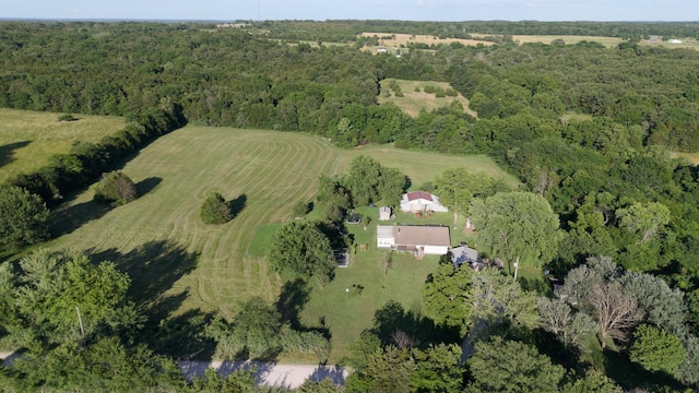 1950 N Crossway Rd, Fair Grove, MO 65648 - aerial view of property and surrounding area with a forest