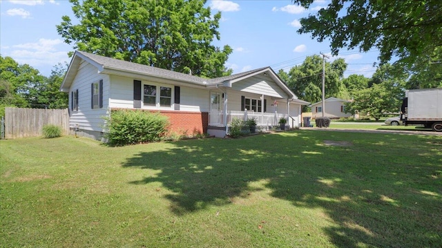 1931 Kay Dr, West Plains, MO 65775 - ranch-style house with a porch and brick siding
