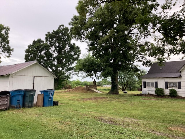 1231 W Main St, Fordland, MO 65652 - view of green lawn with an outbuilding