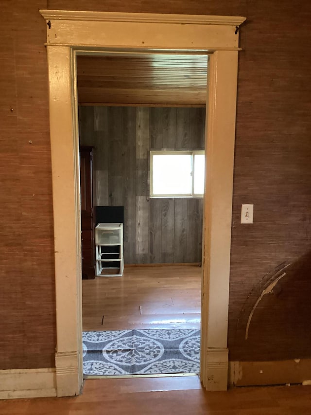 1231 W Main St, Fordland, MO 65652 - hall with wood finished floors