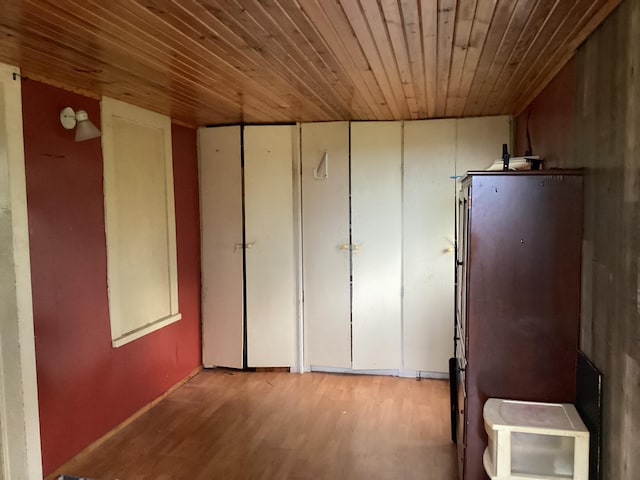 1231 W Main St, Fordland, MO 65652 - interior space featuring wood ceiling and light wood-style flooring