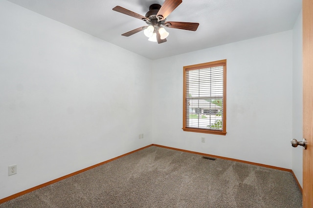 409 Ace Ct, Nixa, MO 65714 - empty room with carpet flooring and ceiling fan