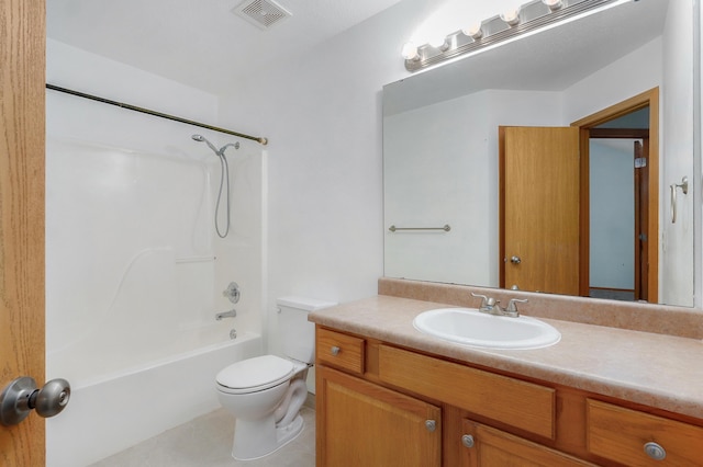 409 Ace Ct, Nixa, MO 65714 - full bathroom featuring vanity, washtub / shower combination, and tile patterned flooring