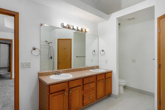 409 Ace Ct, Nixa, MO 65714 - bathroom with double vanity and a shower