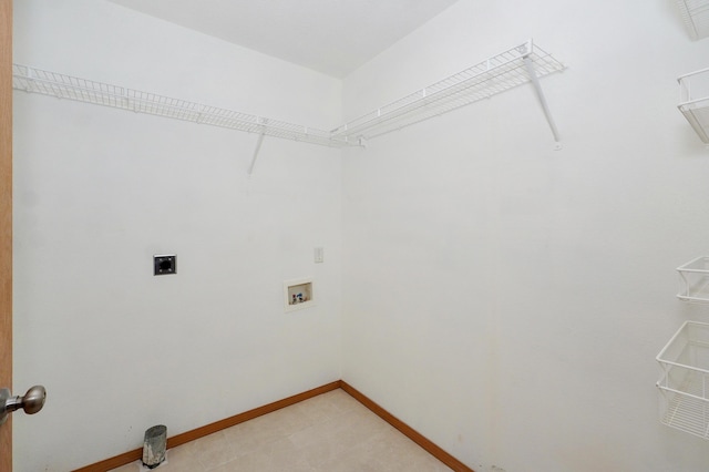 409 Ace Ct, Nixa, MO 65714 - washroom featuring electric dryer hookup and washer hookup