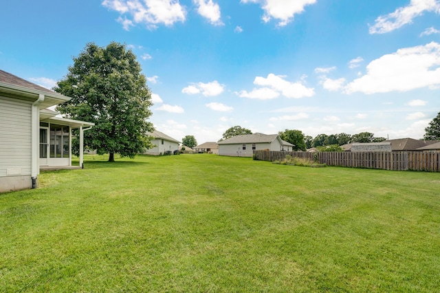 409 Ace Ct, Nixa, MO 65714 - view of yard with a sunroom