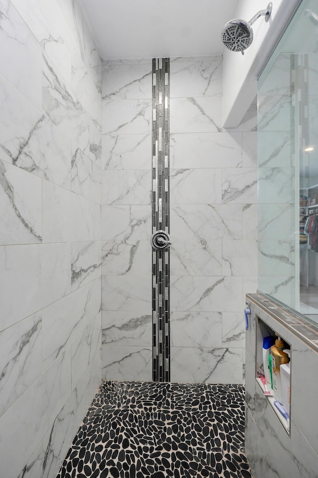 1373 E River Oak Dr, Springfield, MO 65803 - bathroom with a marble finish shower