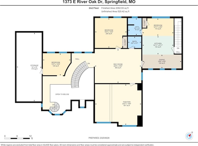 1373 E River Oak Dr, Springfield, MO 65803 - view of property floor plan