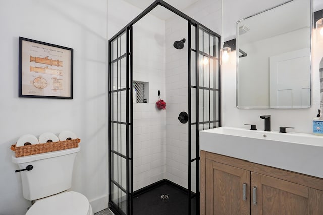 1373 E River Oak Dr, Springfield, MO 65803 - bathroom featuring vanity and a stall shower