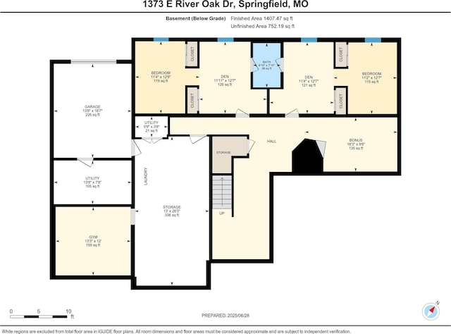 1373 E River Oak Dr, Springfield, MO 65803 - view of room layout