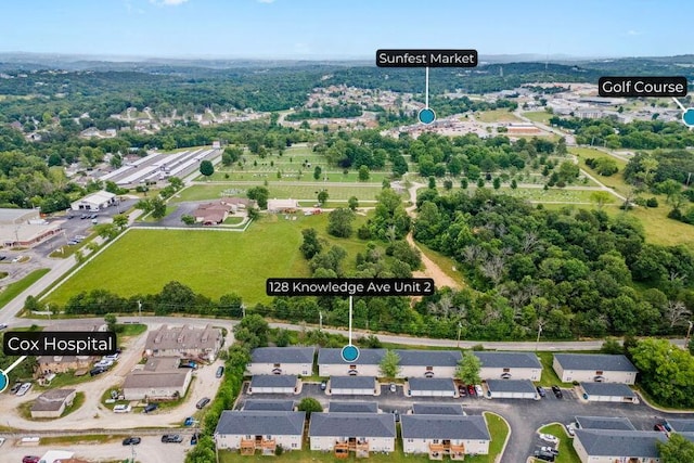 128 Knowledge Ave Unit 2, Branson, MO 65616 - aerial view of property and surrounding area