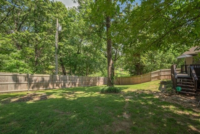 103 Fawn Trl, Neosho, MO 64850 - view of fenced backyard