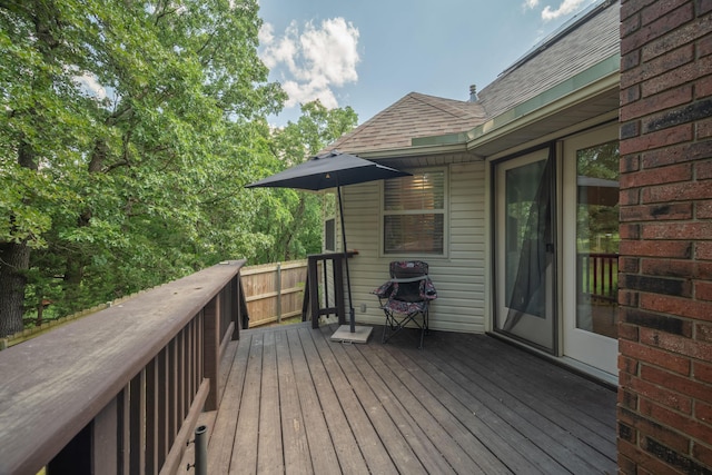 103 Fawn Trl, Neosho, MO 64850 - view of wooden deck