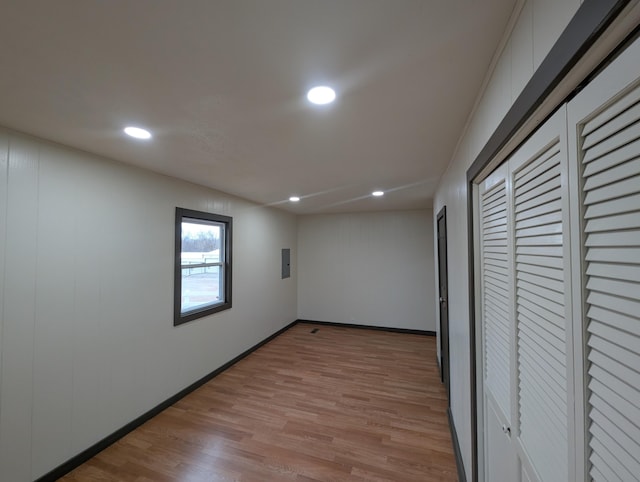 600 N Main St, Pleasant Hope, MO 65725 - unfurnished room with recessed lighting and light wood-style floors