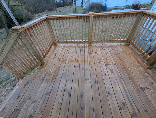 600 N Main St, Pleasant Hope, MO 65725 - view of wooden deck