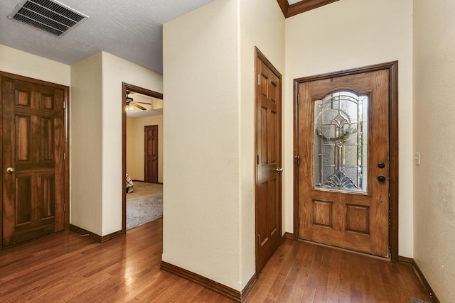 760 S 21st Ave, Ozark, MO 65721 - foyer entrance featuring hardwood / wood-style floors and ceiling fan