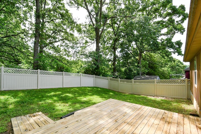 760 S 21st Ave, Ozark, MO 65721 - deck with a fenced backyard and view of scattered trees