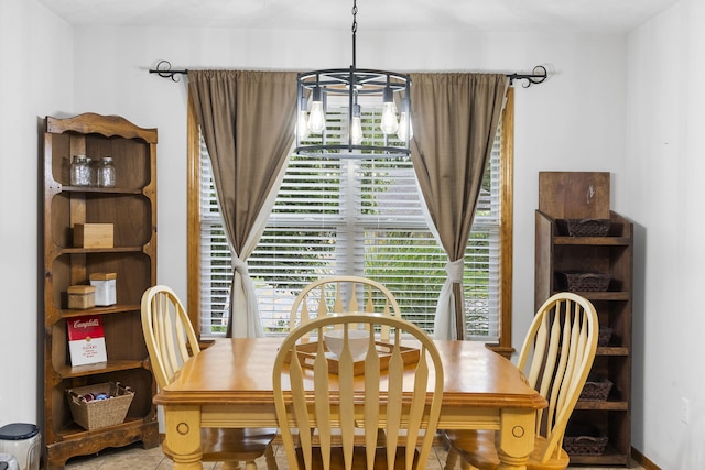 3262 E Colonial St, Republic, MO 65738 - dining space featuring a chandelier