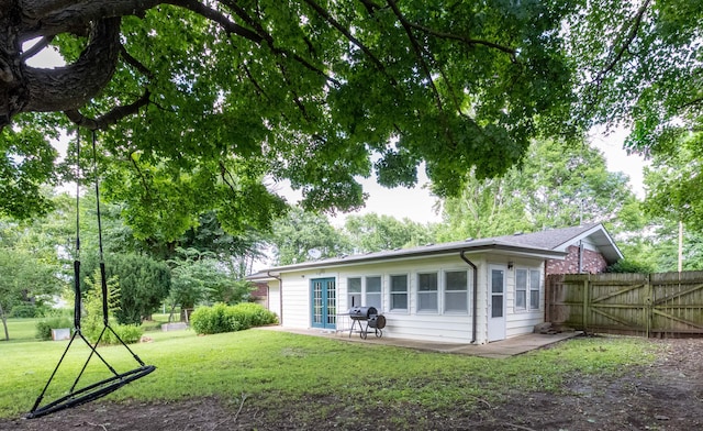 1119 S Cedarbrook Ave, Springfield, MO 65804 - rear view of property with a patio and a gate