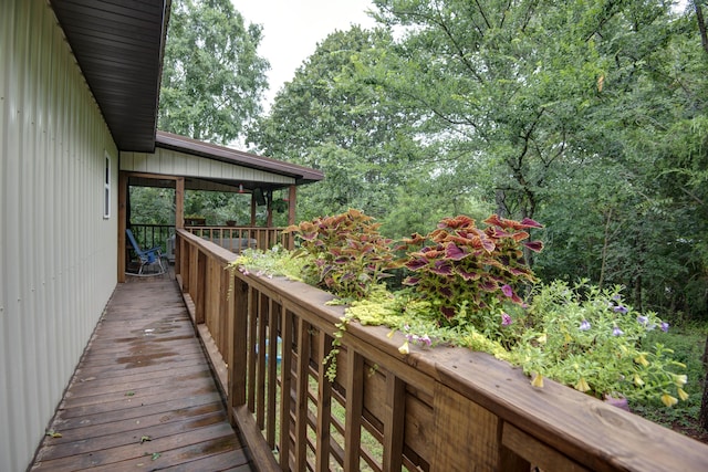 119 Allison Bnd, Lampe, MO 65681 - view of wooden terrace