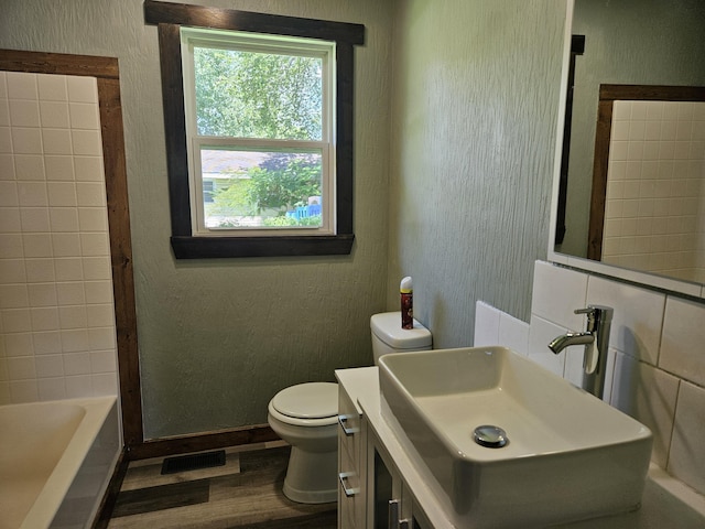 401 Walnut St, Ava, MO 65608 - bathroom with wood finished floors and vanity