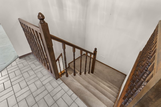 4059 E Linwood St, Springfield, MO 65809 - staircase featuring baseboards
