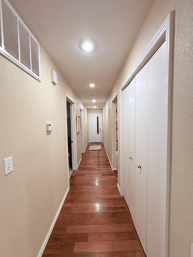 2412 S Camber Ave, Springfield, MO 65809 - corridor featuring wood-type flooring and recessed lighting