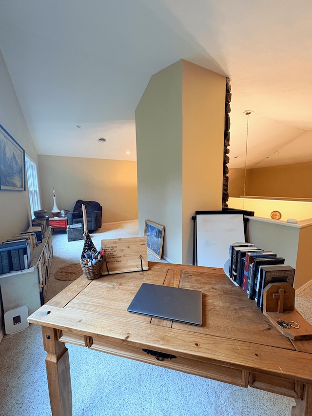 2412 S Camber Ave, Springfield, MO 65809 - carpeted office space featuring vaulted ceiling