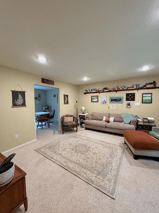 2412 S Camber Ave, Springfield, MO 65809 - carpeted living room with recessed lighting
