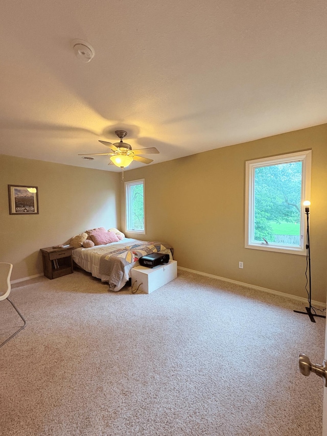 2412 S Camber Ave, Springfield, MO 65809 - bedroom featuring carpet floors and a ceiling fan