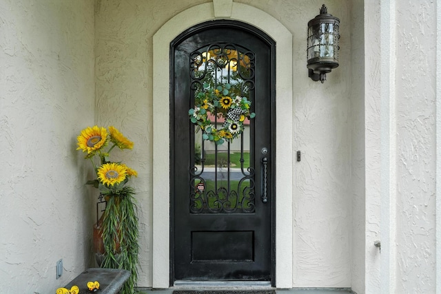 208 Siena Blvd, Branson, MO 65616 - property entrance with stucco siding