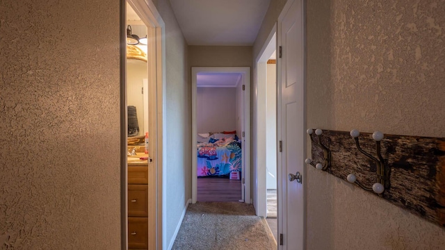 12 Riverbend Rd, Mammoth Spring, AR 72554 - hallway with carpet