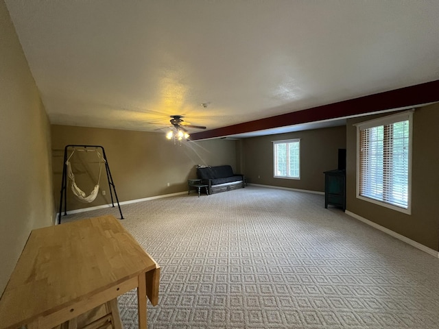 7876 County Road 3400, Mountain View, MO 65548 - additional living space featuring carpet floors and ceiling fan