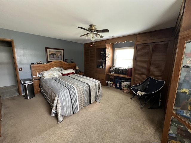 2039 US Highway 65, Buffalo, MO 65622 - bedroom with carpet floors and a ceiling fan
