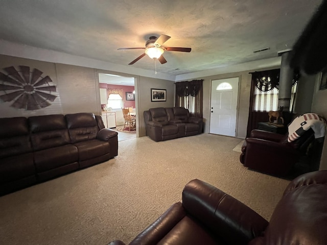 2039 US Highway 65, Buffalo, MO 65622 - carpeted living area with ceiling fan