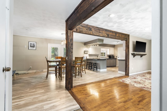 3430 S Elmview Ave, Springfield, MO 65804 - dining space featuring light wood-style flooring