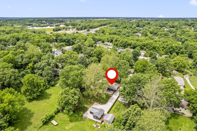 3430 S Elmview Ave, Springfield, MO 65804 - aerial view of a heavily wooded area
