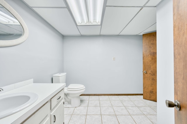 5751 S Kings Ave, Springfield, MO 65810 - bathroom featuring vanity and tile patterned floors