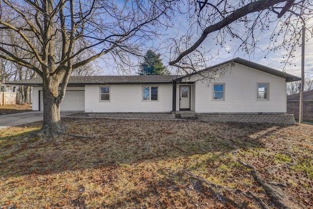 502 S Walnut St, Walnut Grove, MO 65770 - single story home featuring a garage and concrete driveway