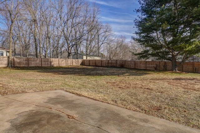502 S Walnut St, Walnut Grove, MO 65770 - fenced backyard featuring a patio