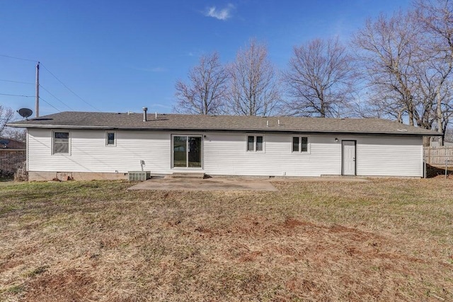 502 S Walnut St, Walnut Grove, MO 65770 - back of property featuring a patio and a yard