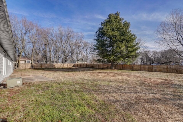 502 S Walnut St, Walnut Grove, MO 65770 - fenced backyard featuring a patio area