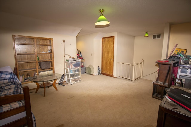 301 N Gregg Rd, Nixa, MO 65714 - sitting room featuring carpet and an upstairs landing