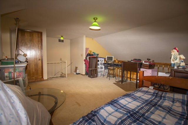 301 N Gregg Rd, Nixa, MO 65714 - carpeted bedroom with vaulted ceiling