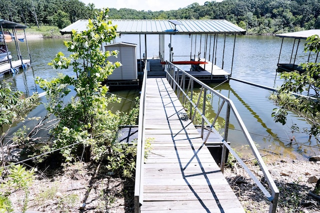 20816 Valley View Trl, Wheatland, MO 65779 - dock featuring a water view