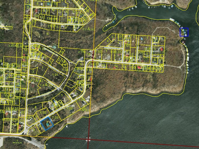 20816 Valley View Trl, Wheatland, MO 65779 - aerial view of property's location with property boundaries highlighted