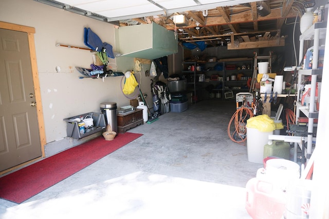20816 Valley View Trl, Wheatland, MO 65779 - garage featuring a garage door opener