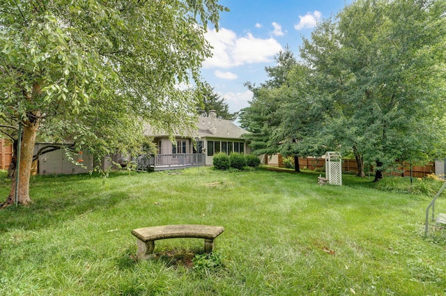 3520 E Carol Dr, Springfield, MO 65809 - view of fenced backyard