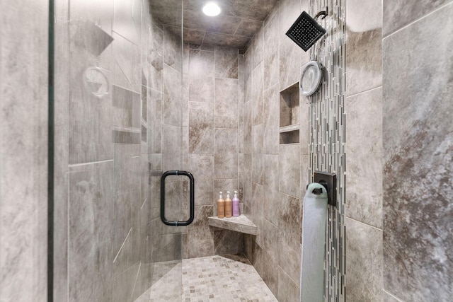 6421 S Valley Brook Ct, Springfield, MO 65810 - bathroom with a stall shower